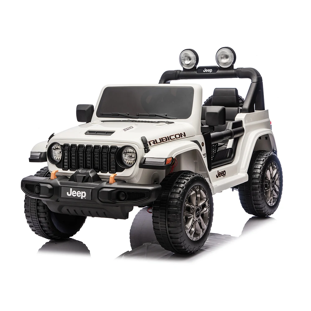 DK-JWR556 Mașină electrică pentru copii Jeep Wrangler Rubicon (JWR556/2 alba) - imagine 1