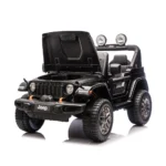 Mașină electrică pentru copii Jeep Wrangler Rubicon (JWR556/1 neagra) - imagine 6
