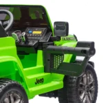 Mașină electrică pentru copii Jeep Wrangler Rubicon (JWR556/3 verde) - imagine 6