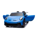 Mașină electrică pentru copii Porsche 911 (P911/5 albastra) - imagine 2