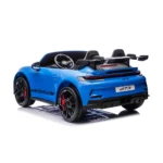 Mașină electrică pentru copii Porsche 911 (P911/5 albastra) - imagine 6