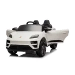 Mașină electrică pentru copii Porsche Macan (PM666/1 alba) - imagine 2