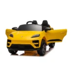 Mașină electrică pentru copii Porsche Macan (PM666/2 galben) - imagine 2