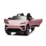 Mașină electrică pentru copii Porsche Macan (PM666/4 roz) - imagine 6
