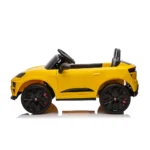 Mașină electrică pentru copii Porsche Macan (PM666/2 galben) - imagine 7