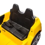 Mașină electrică pentru copii Porsche Macan (PM666/2 galben) - imagine 8