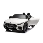 Mașină electrică pentru copii Mercedes-Benz AMG SL 63 (SL63/1 alb) - imagine 2