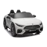 Mașină electrică pentru copii Mercedes-Benz AMG SL 63 (SL63/1 alb) - imagine 4