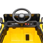 Mașină electrică pentru copii Jeep Wrangler Rubicon (JWR558/5 galben) - imagine 13