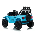 Mașină electrică pentru copii Jeep Wrangler Rubicon (JWR558/4 albastru) - imagine 4