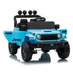 Mașină electrică pentru copii Jeep Wrangler Rubicon (JWR558/4 albastru) - imagine 6