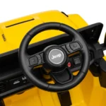 Mașină electrică pentru copii Jeep Wrangler Rubicon (JWR558/5 galben) - imagine 9