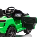 Mașină electrică pentru copii Porsche Macan (PM666/3 verde) - imagine 6